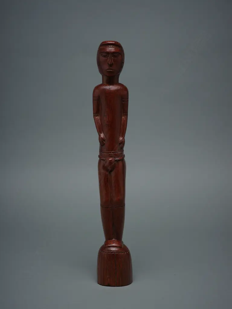 African wooden male figure, Image 1++